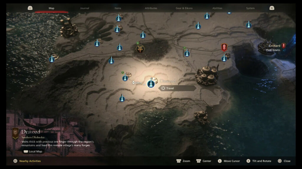 Final Fantasy 16 World Map