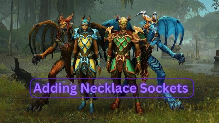 Adding sockets to necklaces in dragonflight