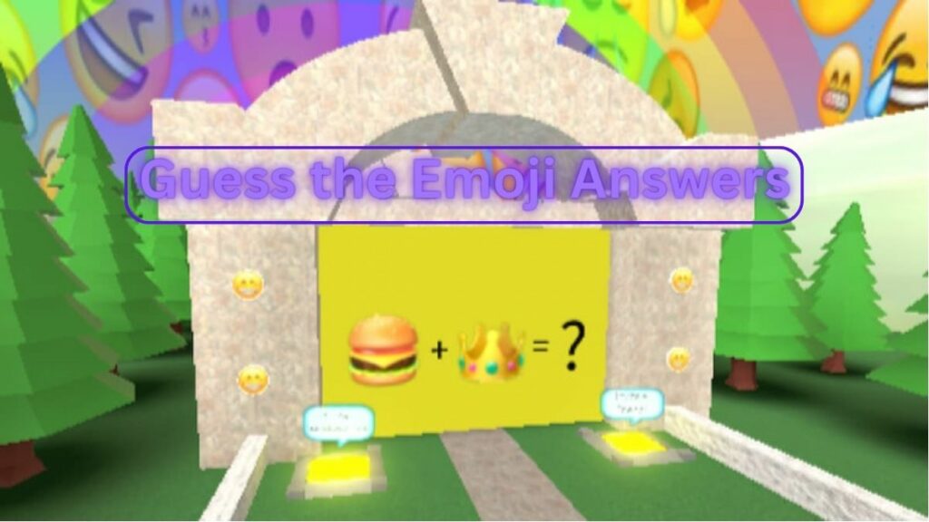 Roblox Guess the Emoji Answers