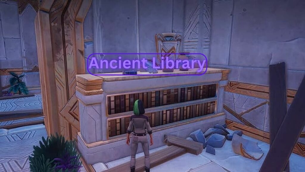 ancient library in Palia