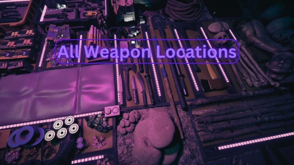 All Sons of the Forest 1.0 weapon locations