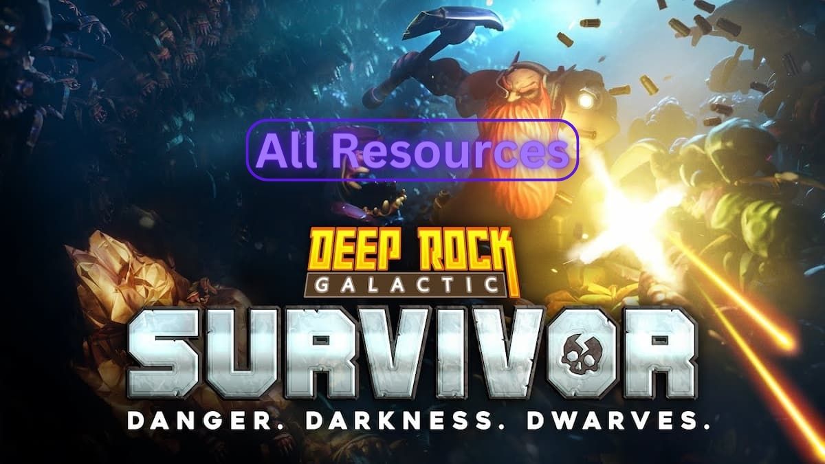 All Deep Rock Galactic: Survivor Resources